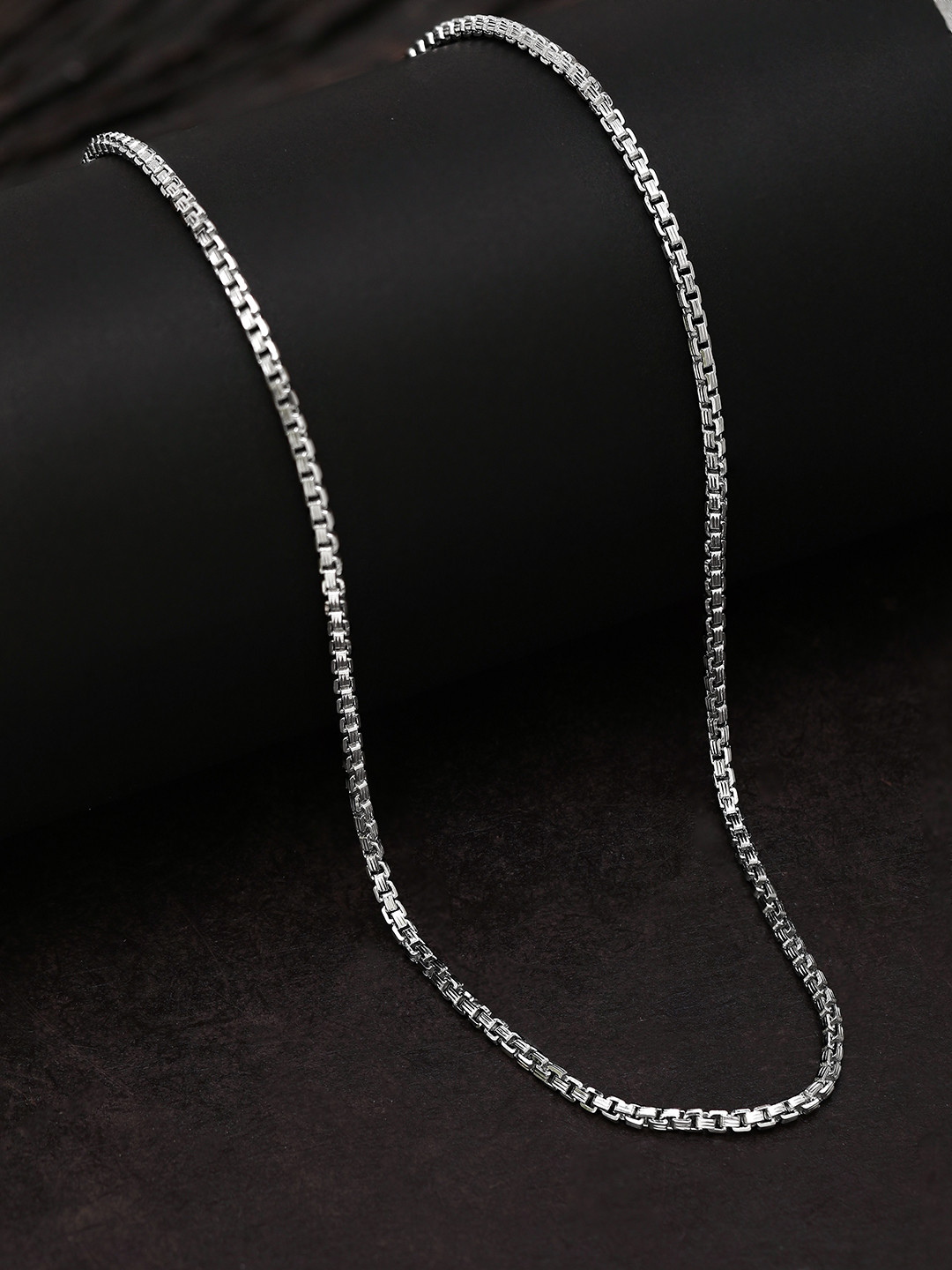 Chandi Ka Mens Silver Chain Necklace Designer Indian Gold Chain