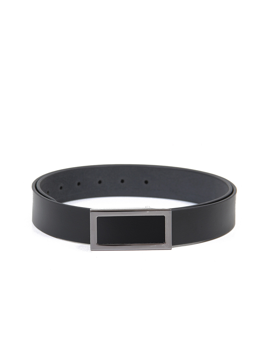 Calvadoss Men Black Leather Belt