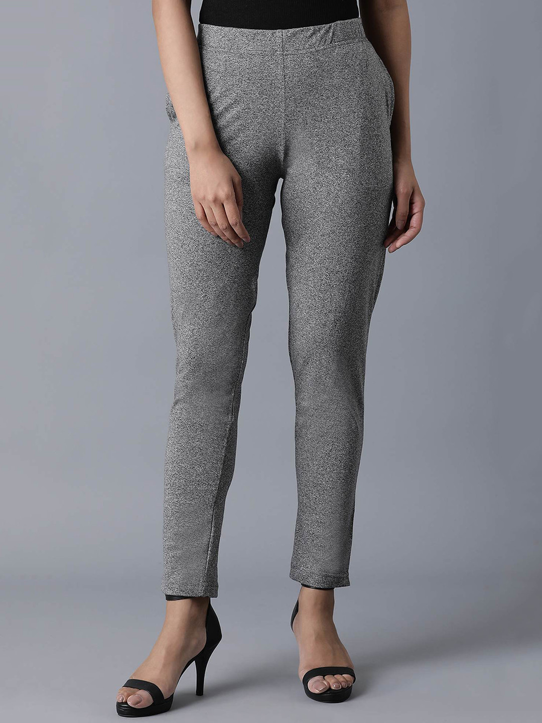 elleven Women Grey Trousers