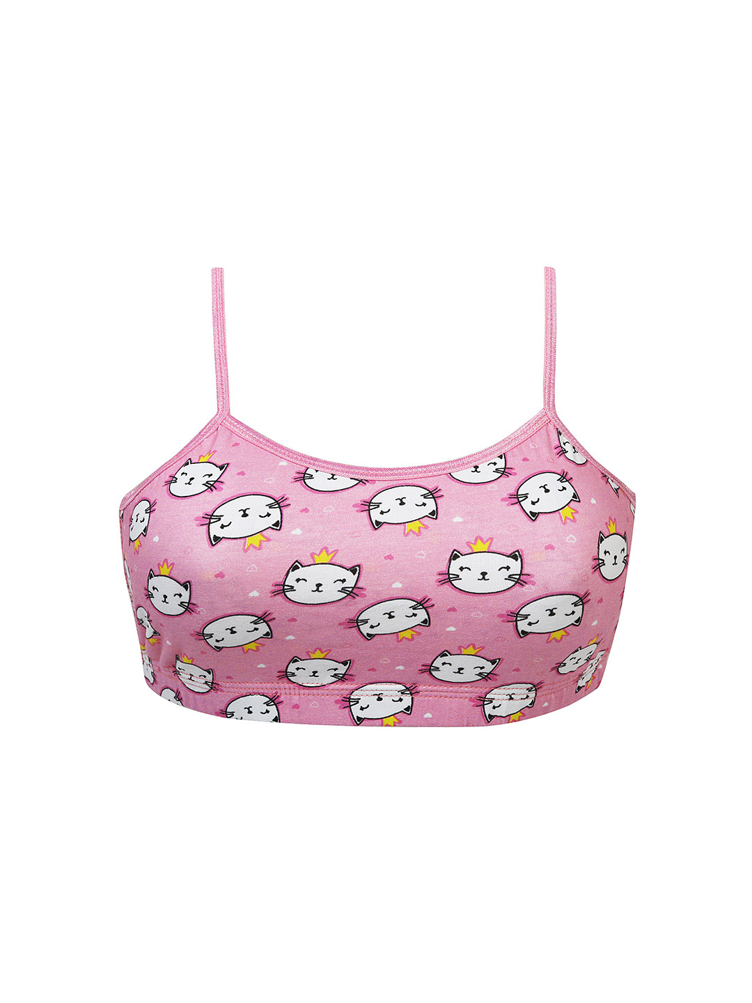 Girls Double Layer Premium Cotton Non-Wired Non Padded Beginners Bra DCBRSE7093/xxxs