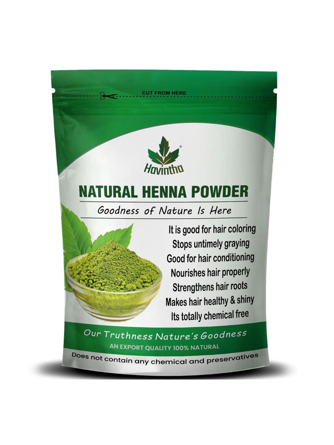 Havintha Natural Lawsonia Inermis Henna Powder 227 g