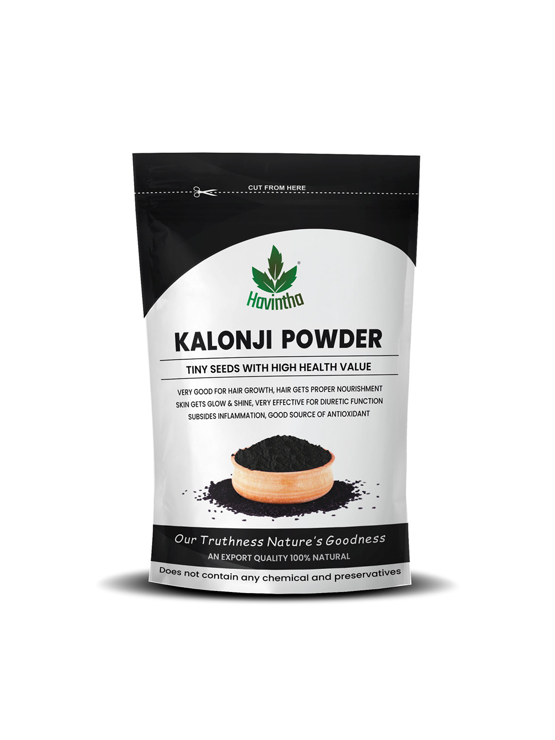 Havintha Unisex Kalonji Powder for Hair Growth - 227 gm