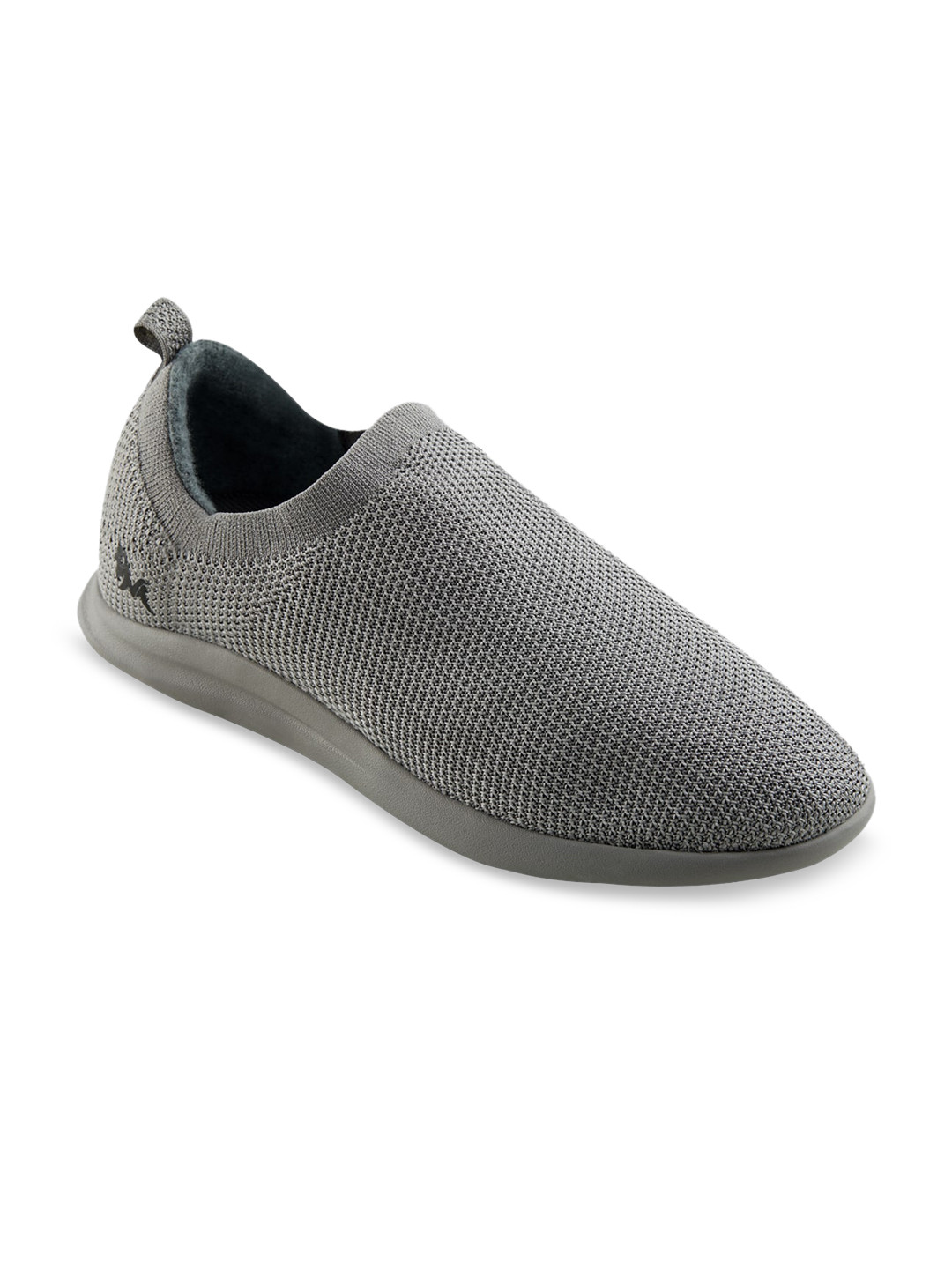 NEEMANS Unisex Grey Re-Live Knit Slip On Sneakers