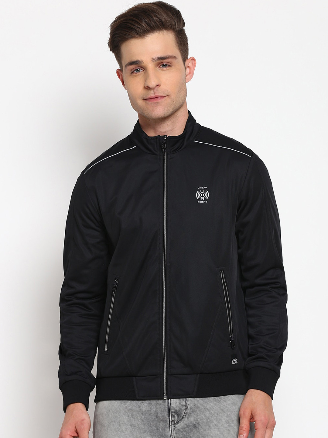 Lee Men Black Bomber Jacket