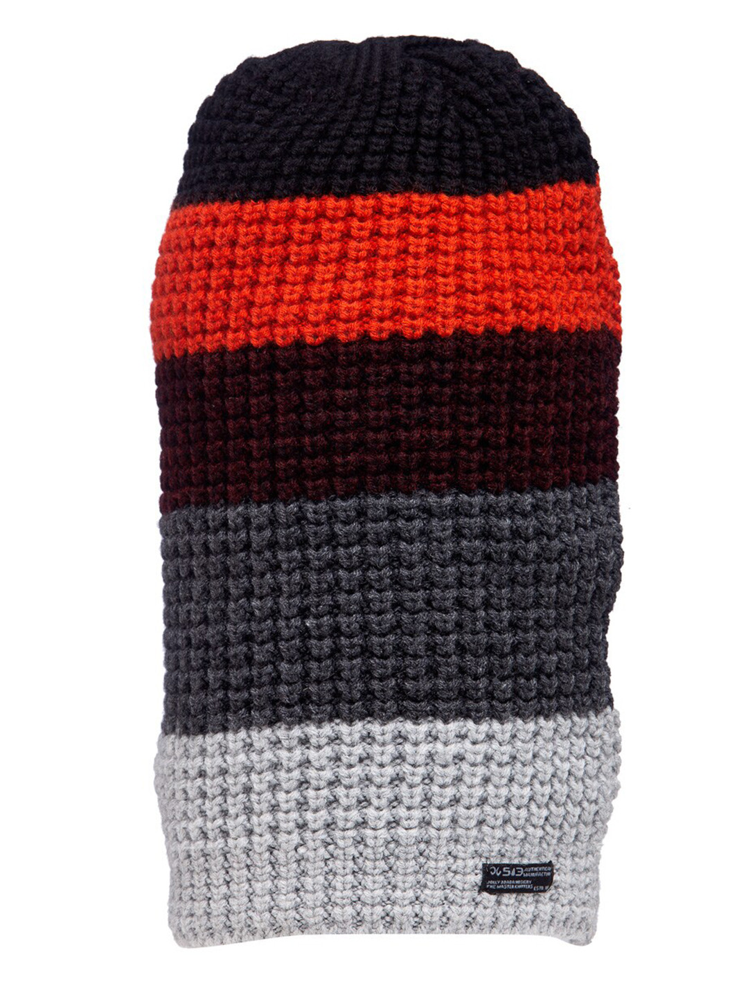 513 Women Multi Self Design Beanie Cap