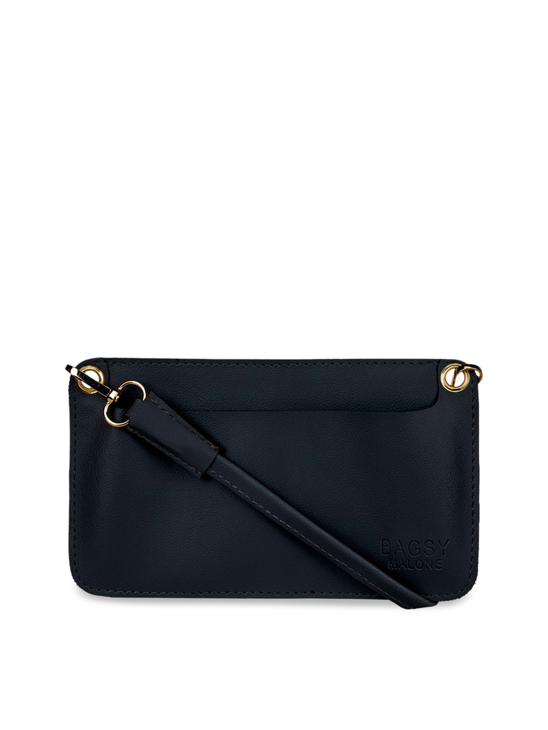 Bagsy Malone Grey PU Bucket Sling Bag