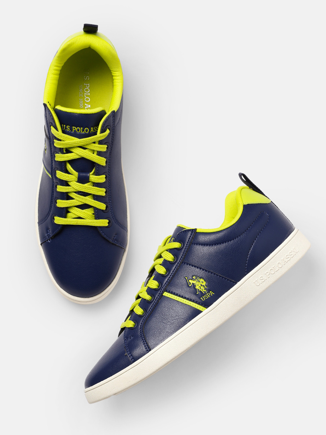 U.S. Polo Assn. Men Navy Blue Vador Sneakers