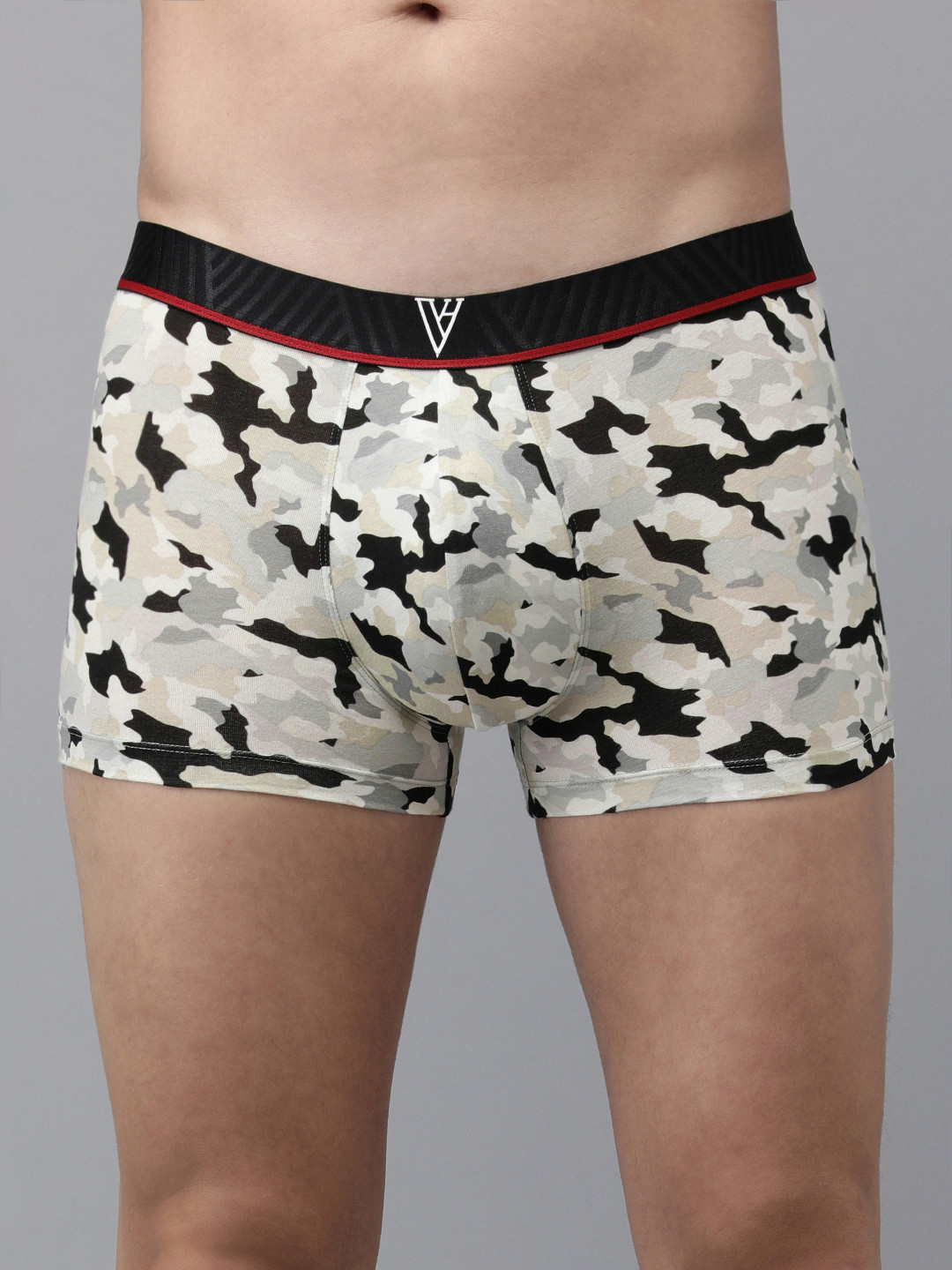 Van Heusen Innerwear Men SP-14 Allover Print 4 Way Stretch Ultra Soft Trunks - 8905189747147-SP-14