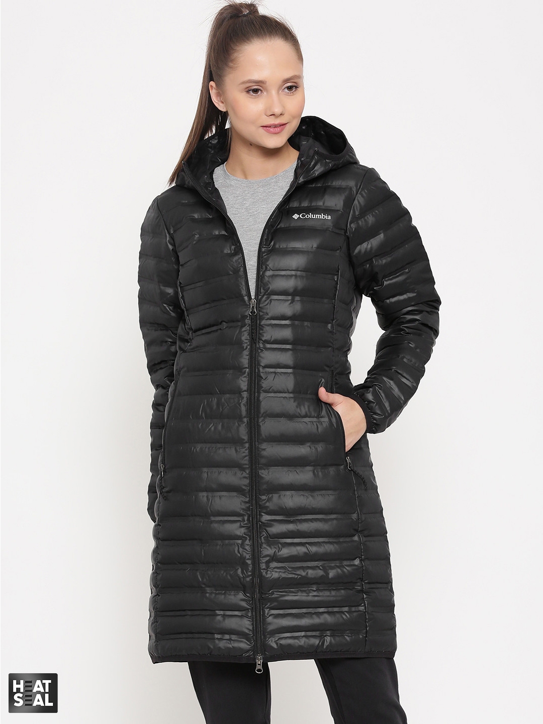 Belted Double Face Hooded Wrap Coat –