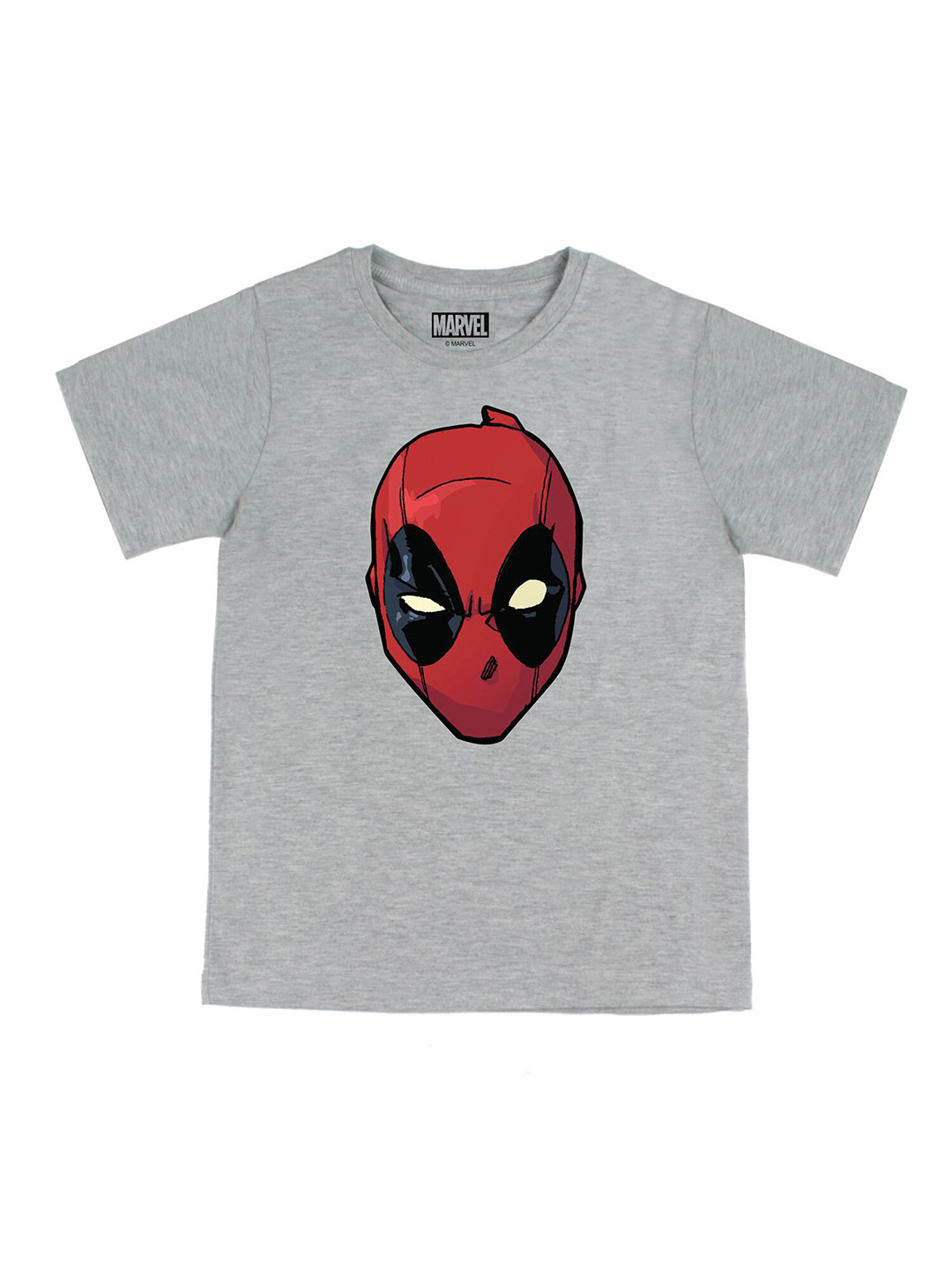 Marvel by Wear Your Mind Boys Grey Raw Edge T-shirt