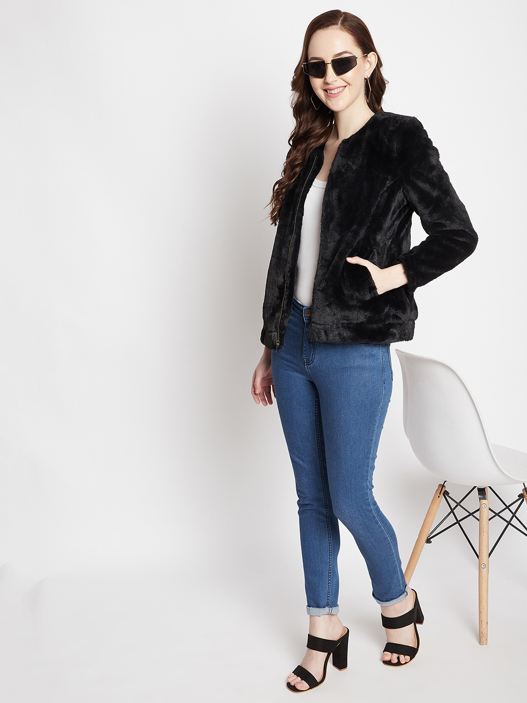 Crimsoune Club Women Black Tailored Jacket