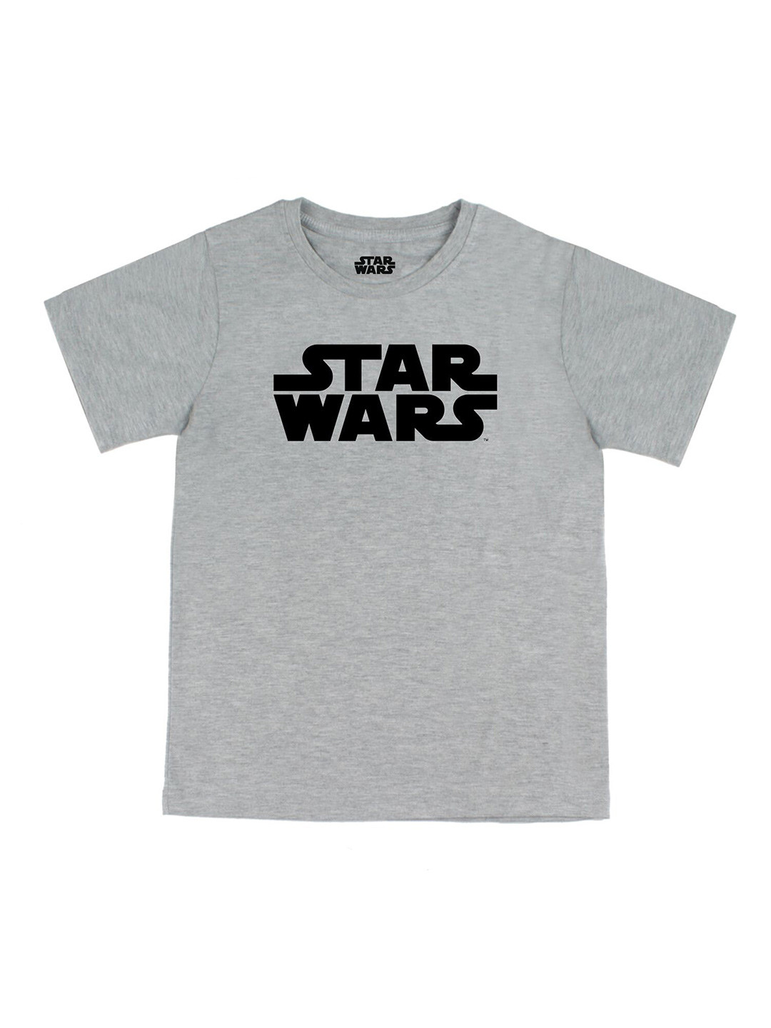 Star Wars by Wear Your Mind Boys Grey Typography Star Wars Applique T-shirt