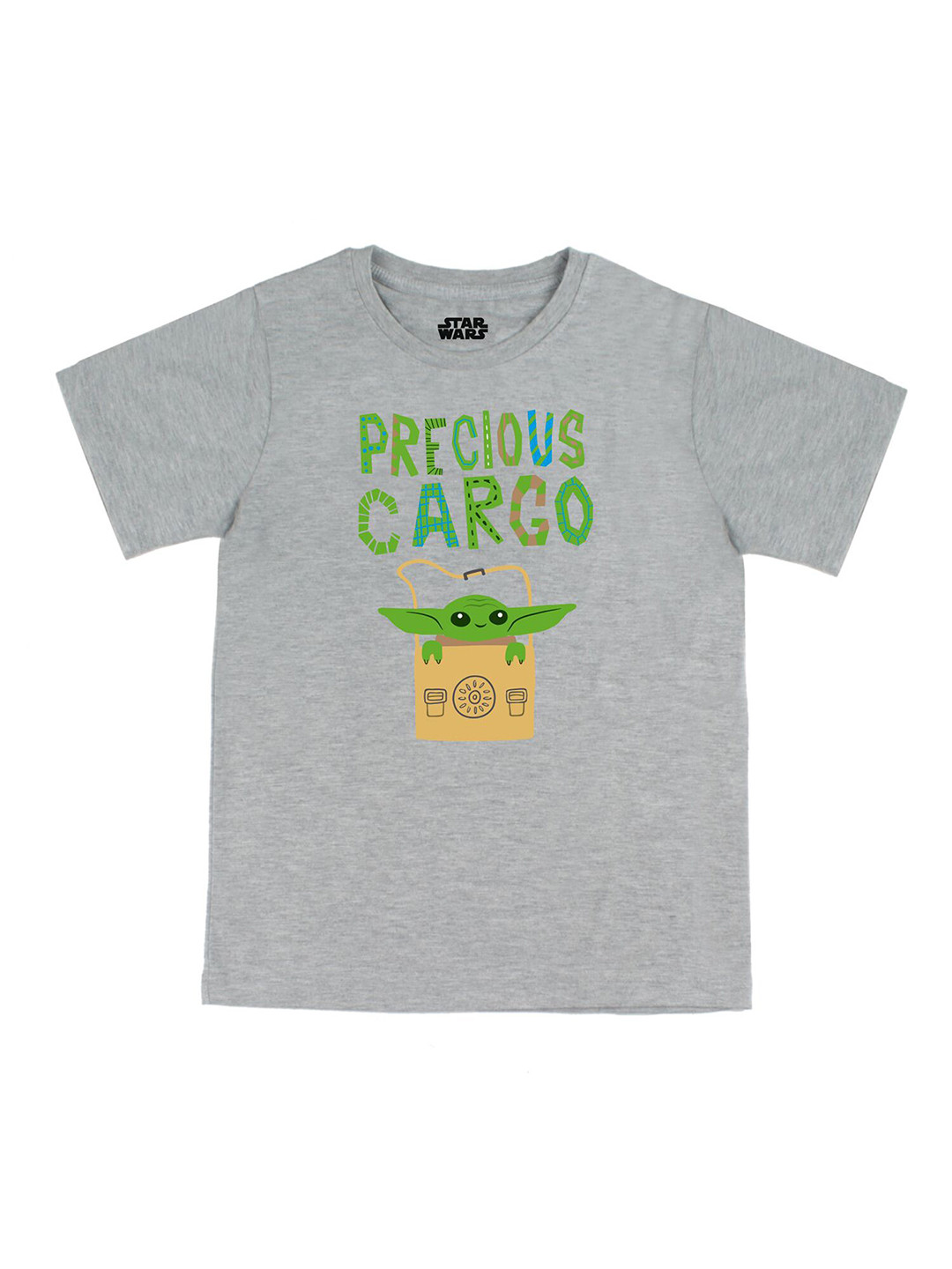 Star Wars by Wear Your Mind Boys Grey Star Wars Printed Raw Edge T-shirt