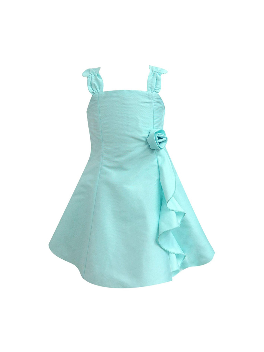 A T U N Girls Blue A-Line Party Dress