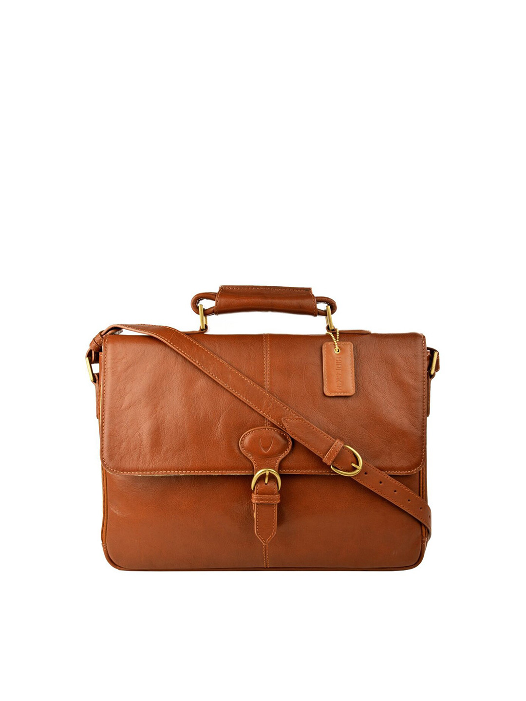 Hidesign Women Tan Laptop Bag