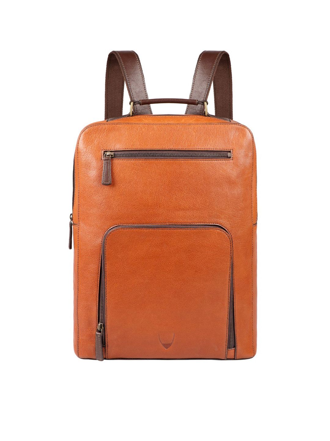 Hidesign Women Tan & Brown Textured Backpack