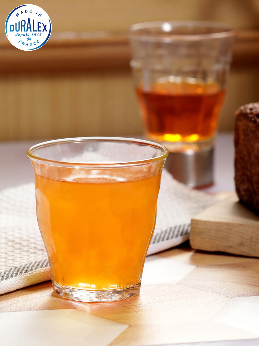 DURALEX  Set of 6 Transparent Picardie Clear Tumbler- 90 ML