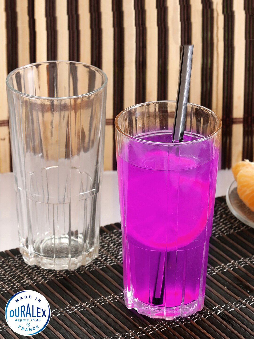 DURALEX 6 Pcs Transparent Jazz Clear Highball Tumbler 260 ml