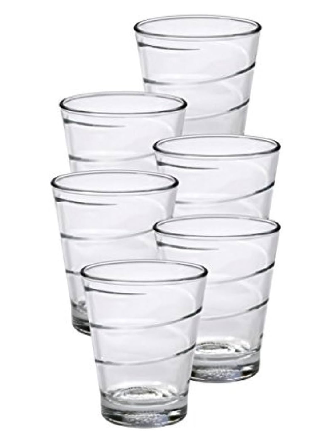DURALEX Spirale Transparent Set of 6 Glasses 300 ml Each