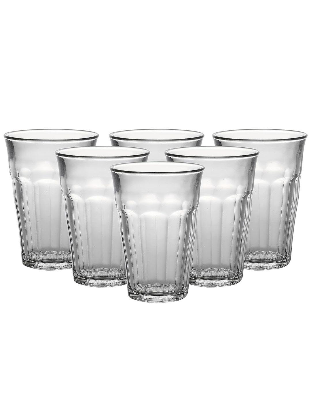 DURALEX Picardie Transparent Set of 6 Highball Glasses 500 ml Each