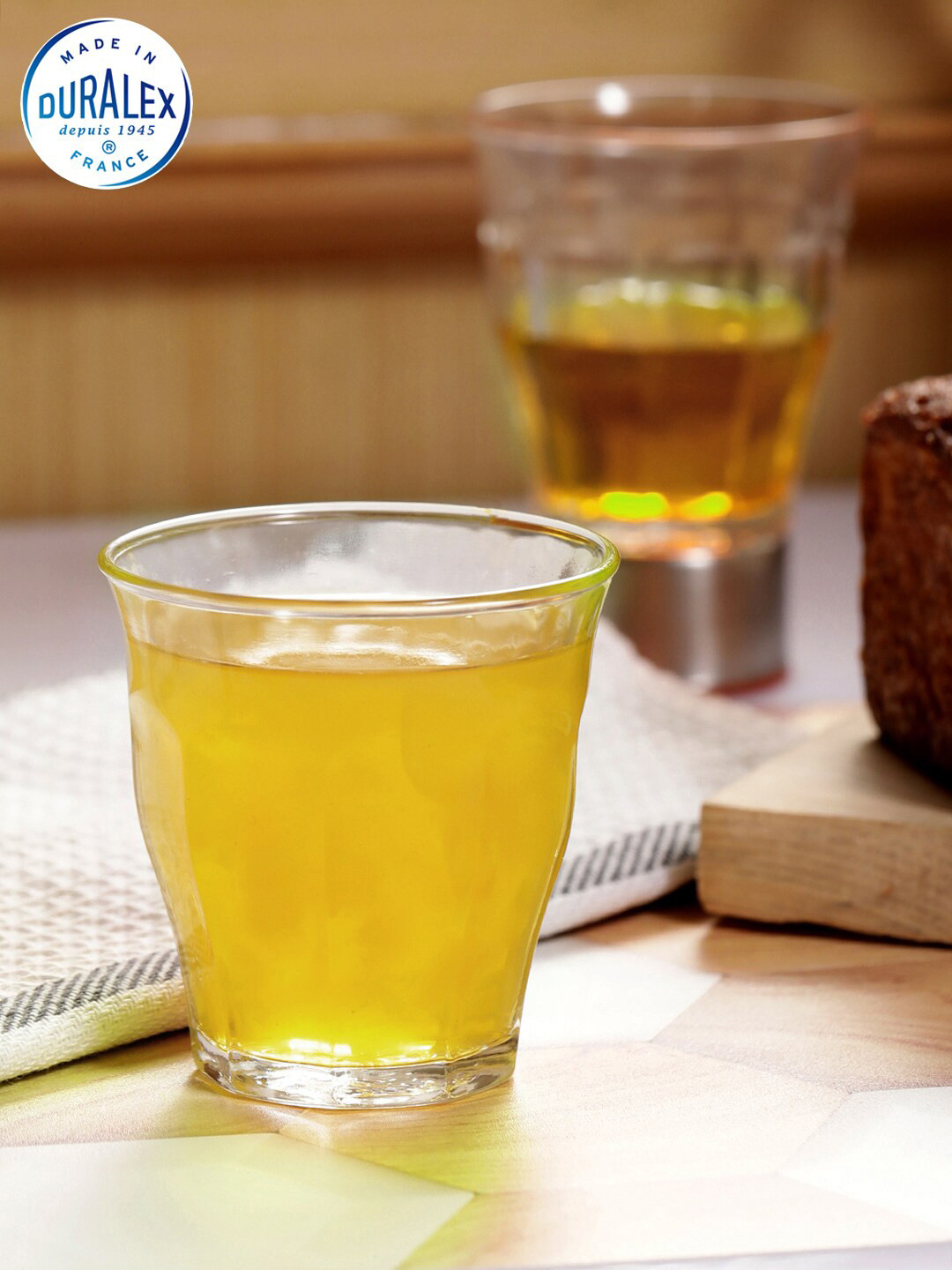 DURALEX Set Of 6 Transparent Picardie Clear Tumblers 130 ml