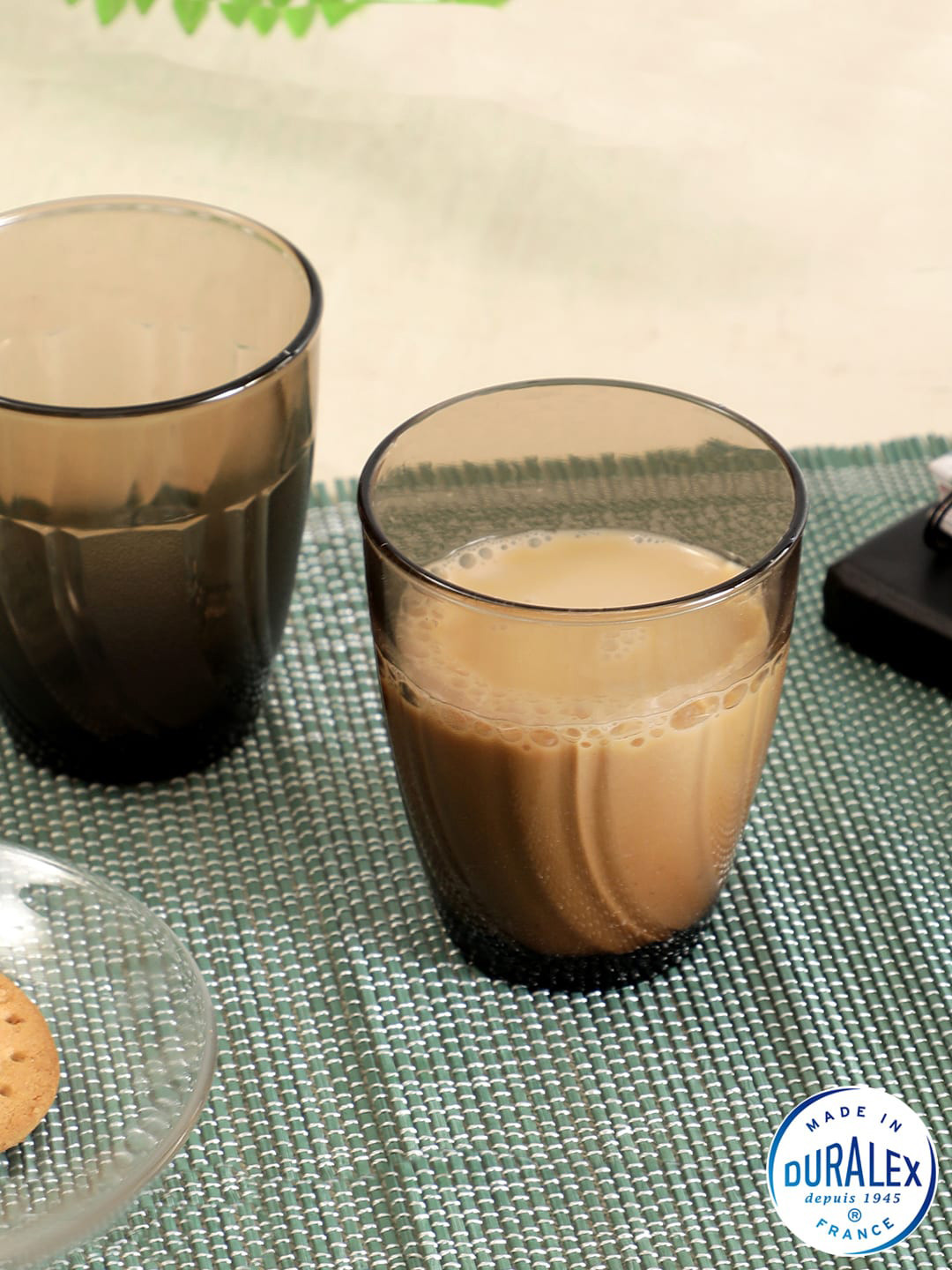 Duralex 6 Pcs Brown Beau Rivage Creole Glass Tumblers