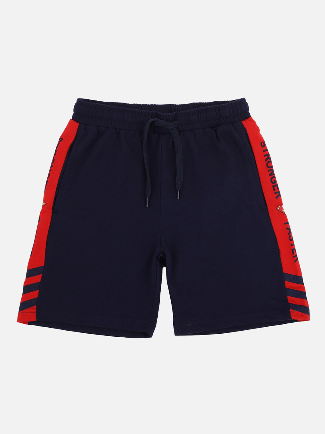 Kids Ville Boys Grey Superman Regular Shorts