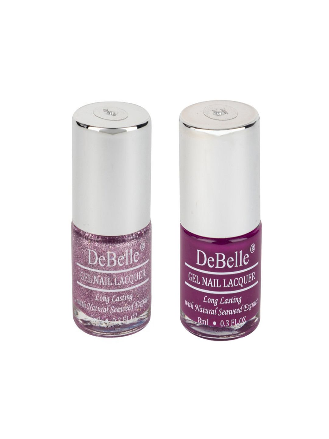 DeBelle Set of 2 Gel Nail Polish - Ophelia & Luxe lotus - 8ml Each