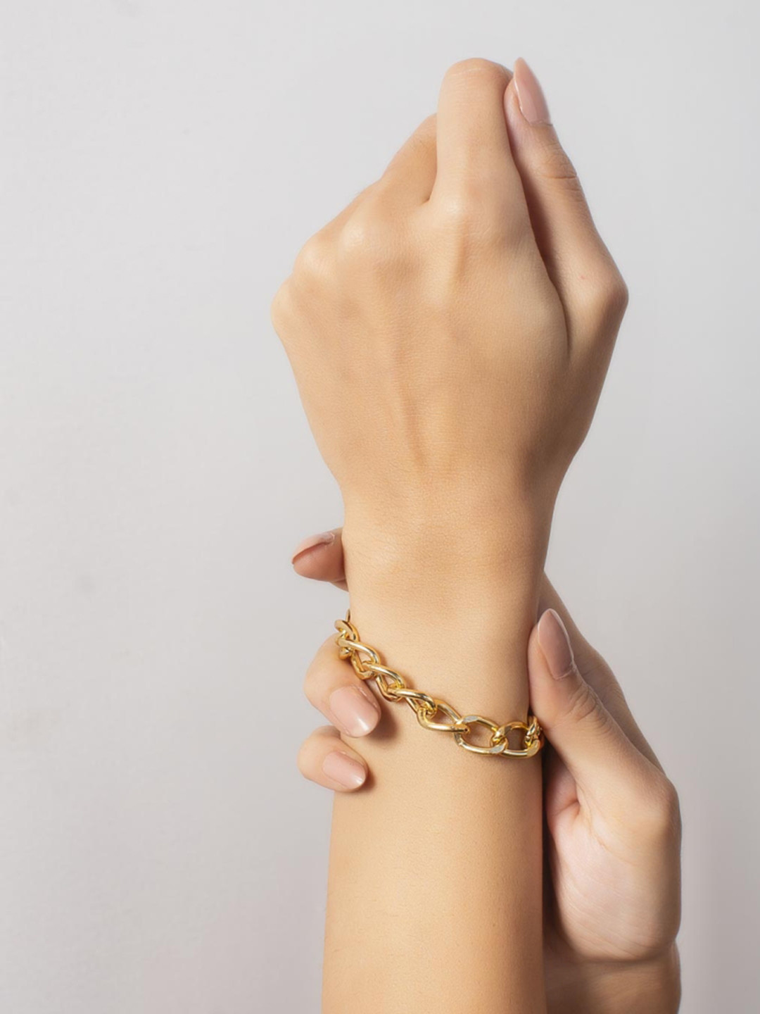 ToniQ Women Gold-Toned Link Bracelet