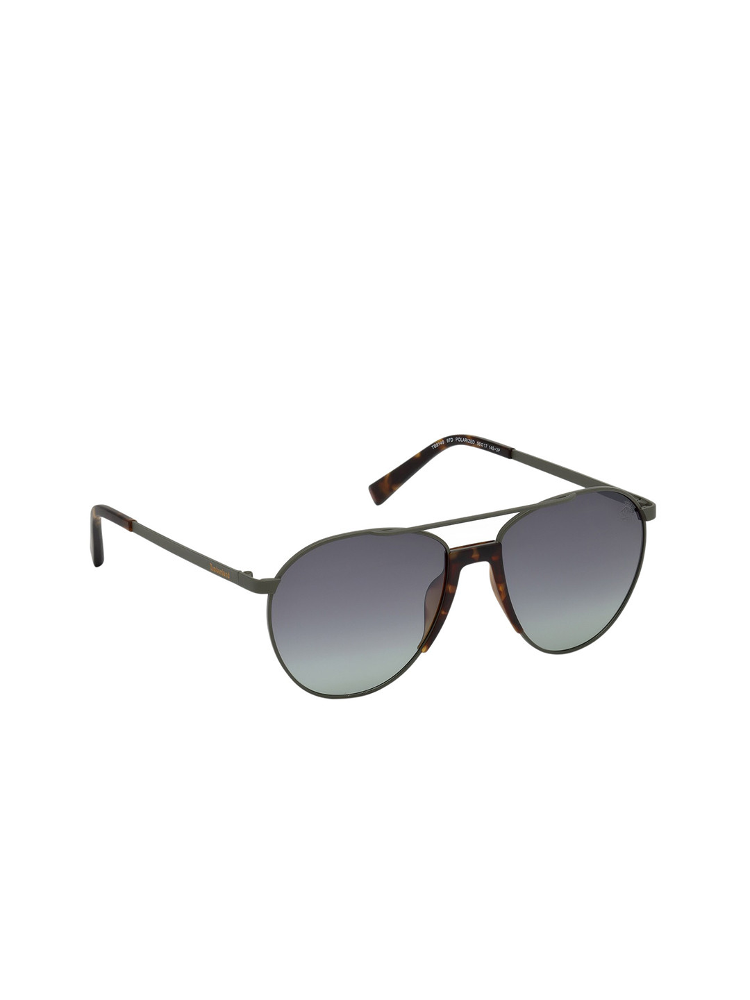 Timberland Men Grey Lens & Green Other Sunglasses with UV Protected Lens - TB9149 56 97D