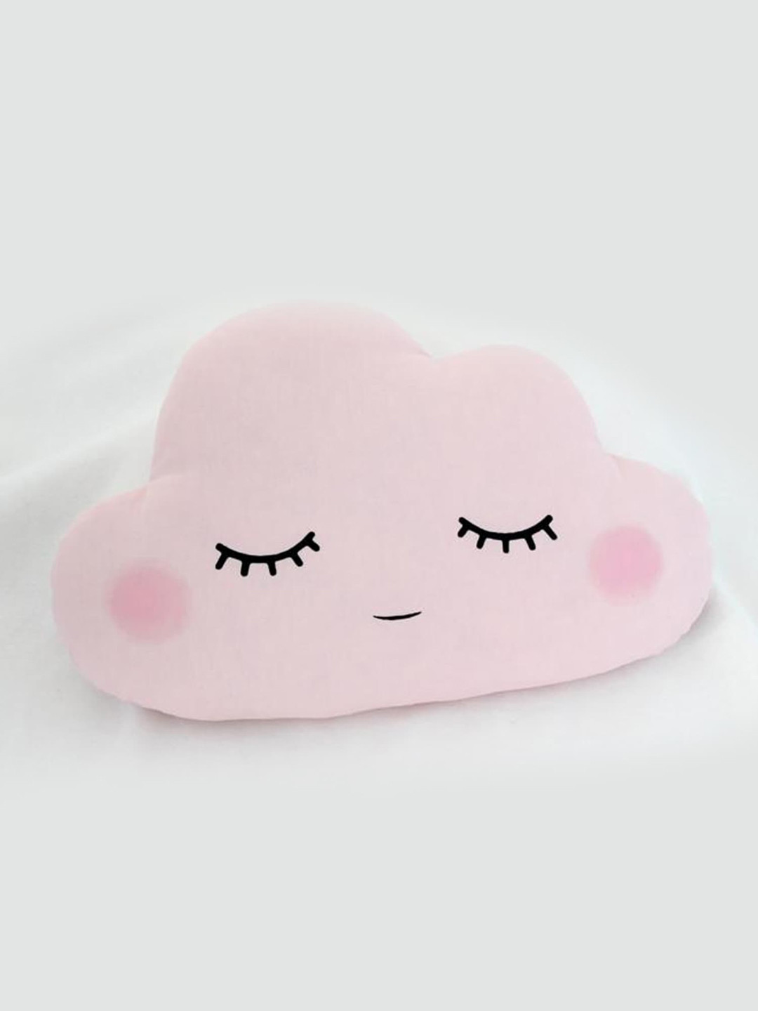 STYBUZZ Pink Cute Cloud Shaped Cushion