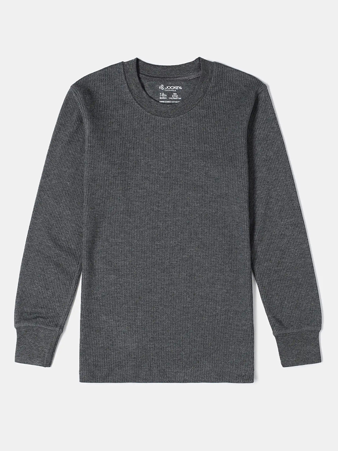 Jockey Kids Cotton Full Sleeve Thermal Undershirt with StayWarm Treatment-KT02