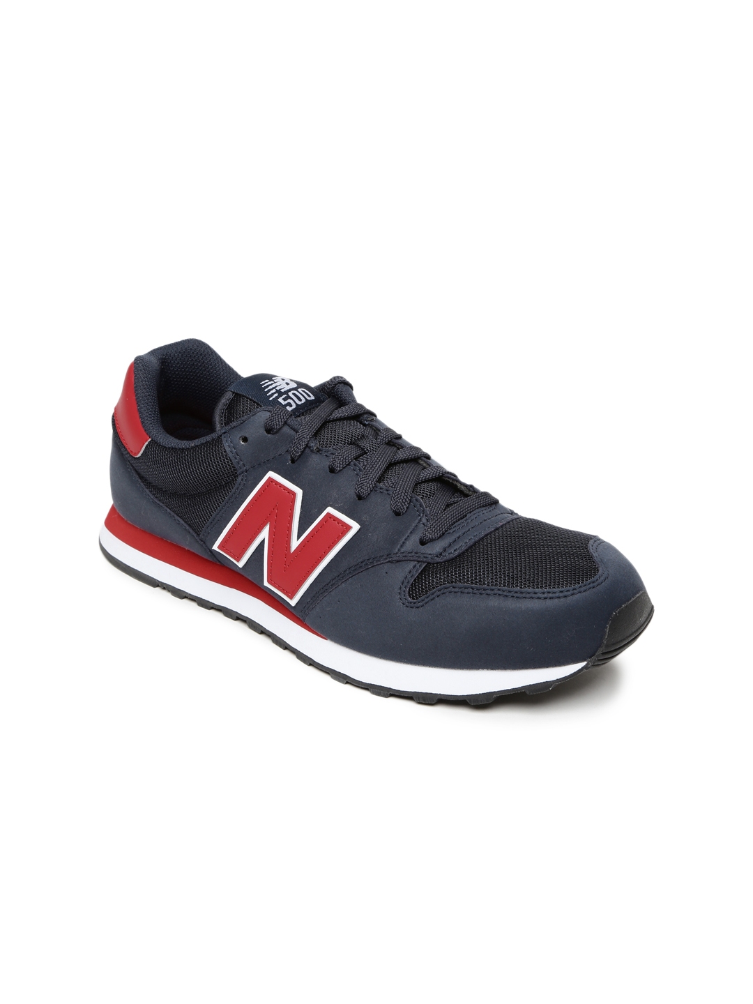 Buy New Balance Men Navy Solid Sneakers - Casual Shoes for Men 1572882 | Myntra
