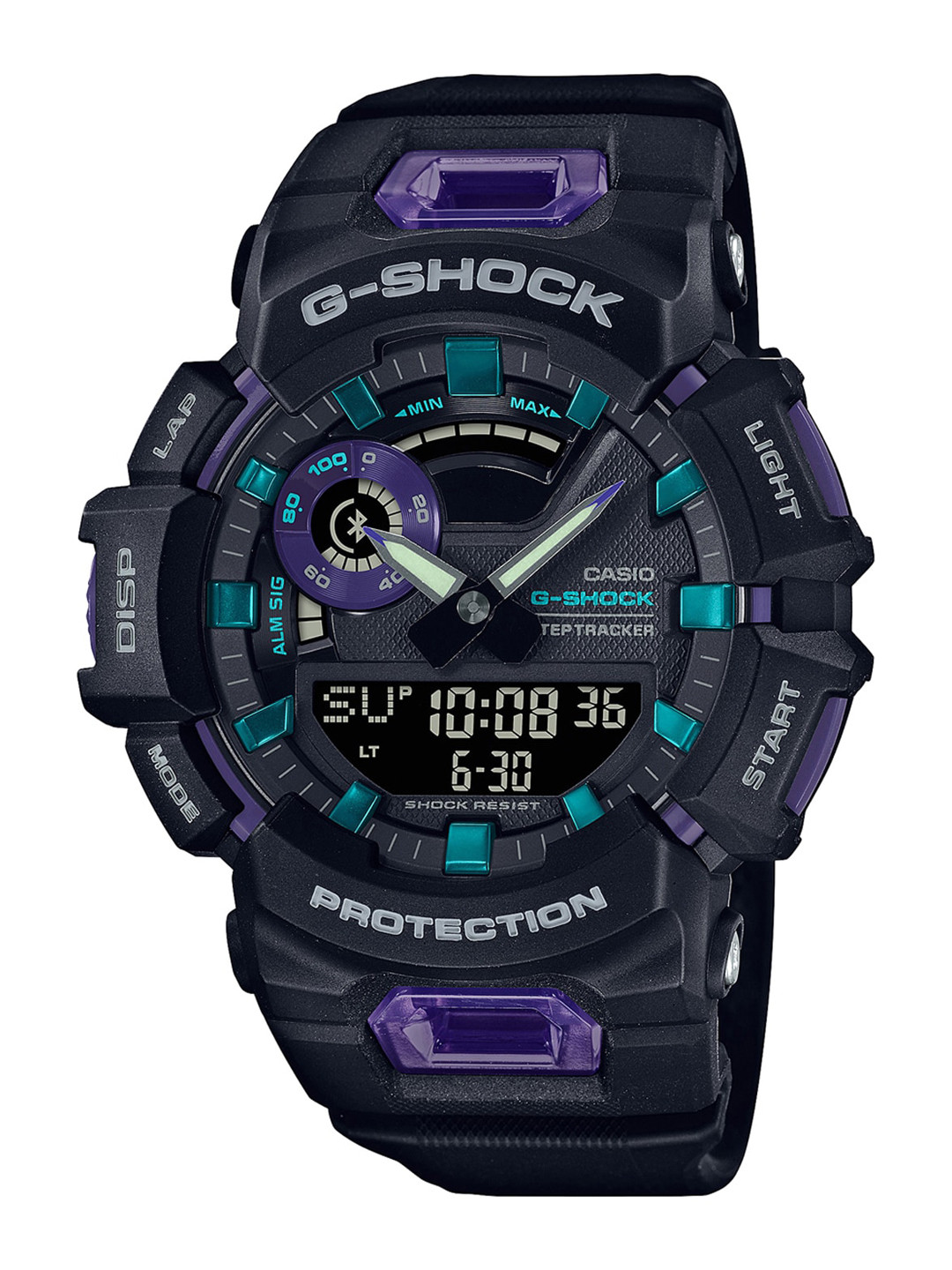 CASIO Men G-Shock GBA-900-1A6DR Multi-Coloured Ana-Digi Dial Black Resin Strap G1136