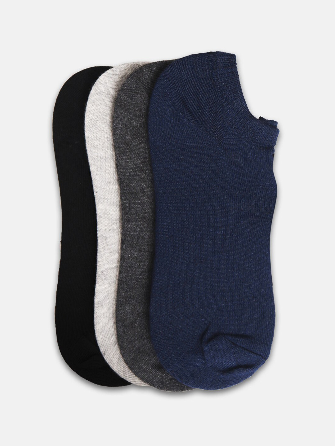 Kolor Fusion Men Pack Of 4 Assorted Shoe-Liners