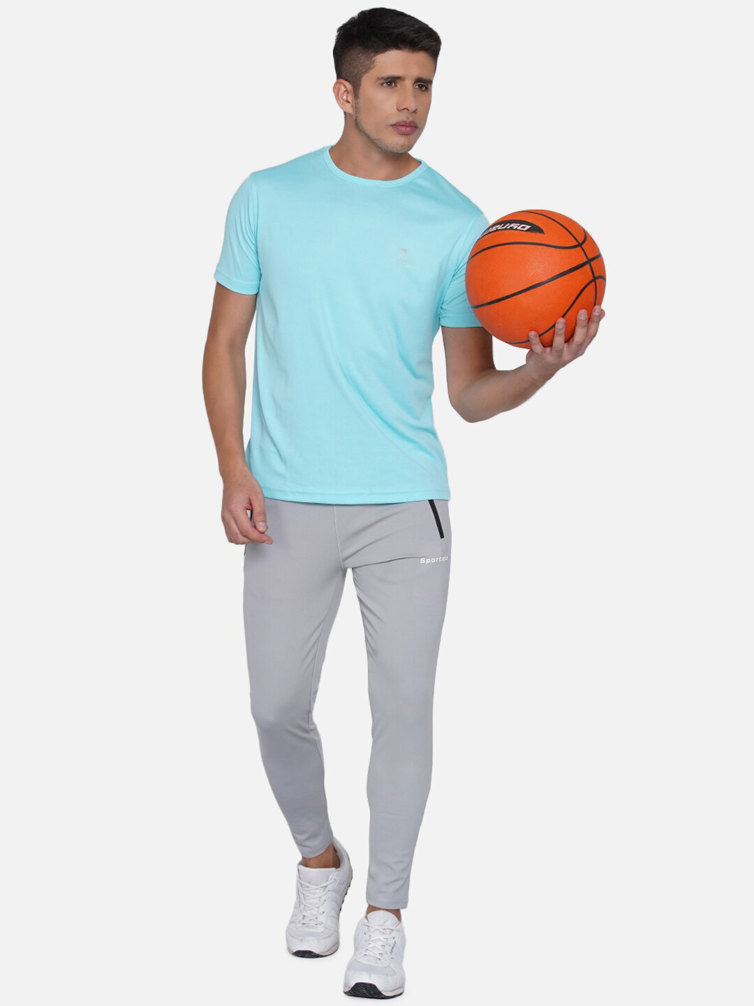 ARMISTO Men Blue Dri-FIT Training or Gym T-shirt