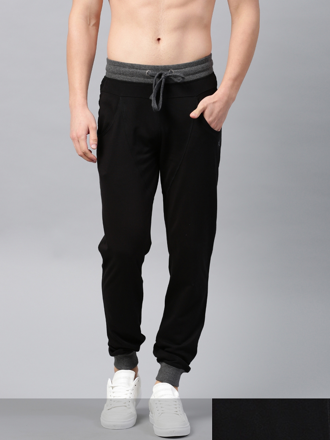 Buy HRX By Hrithik Roshan Men Black Active Essential Track Pants