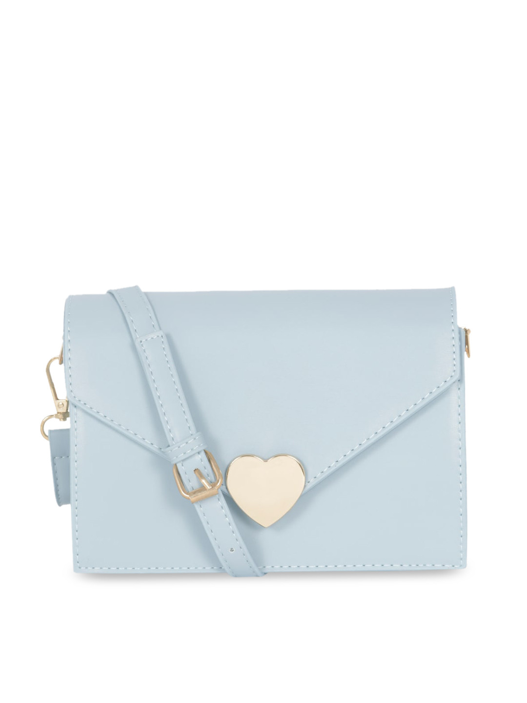 London Rag Blue PU Structured Sling Bag