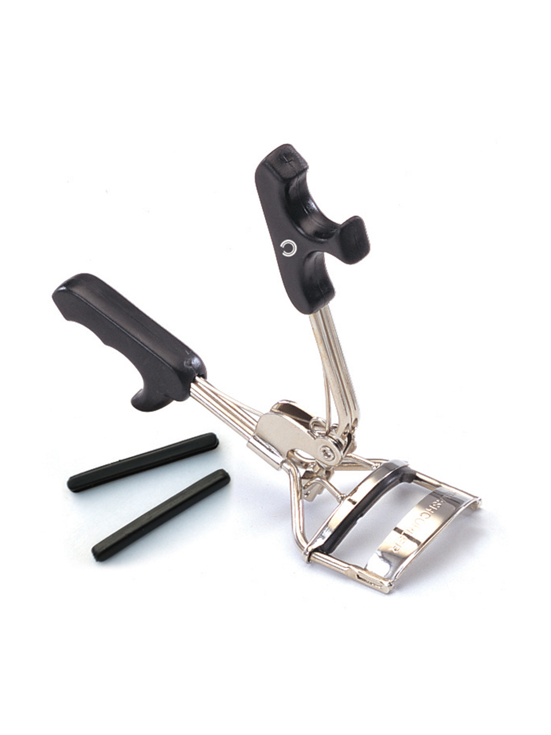 basicare Women Silver Euro Eyelash Curler With Black Plastic Handles