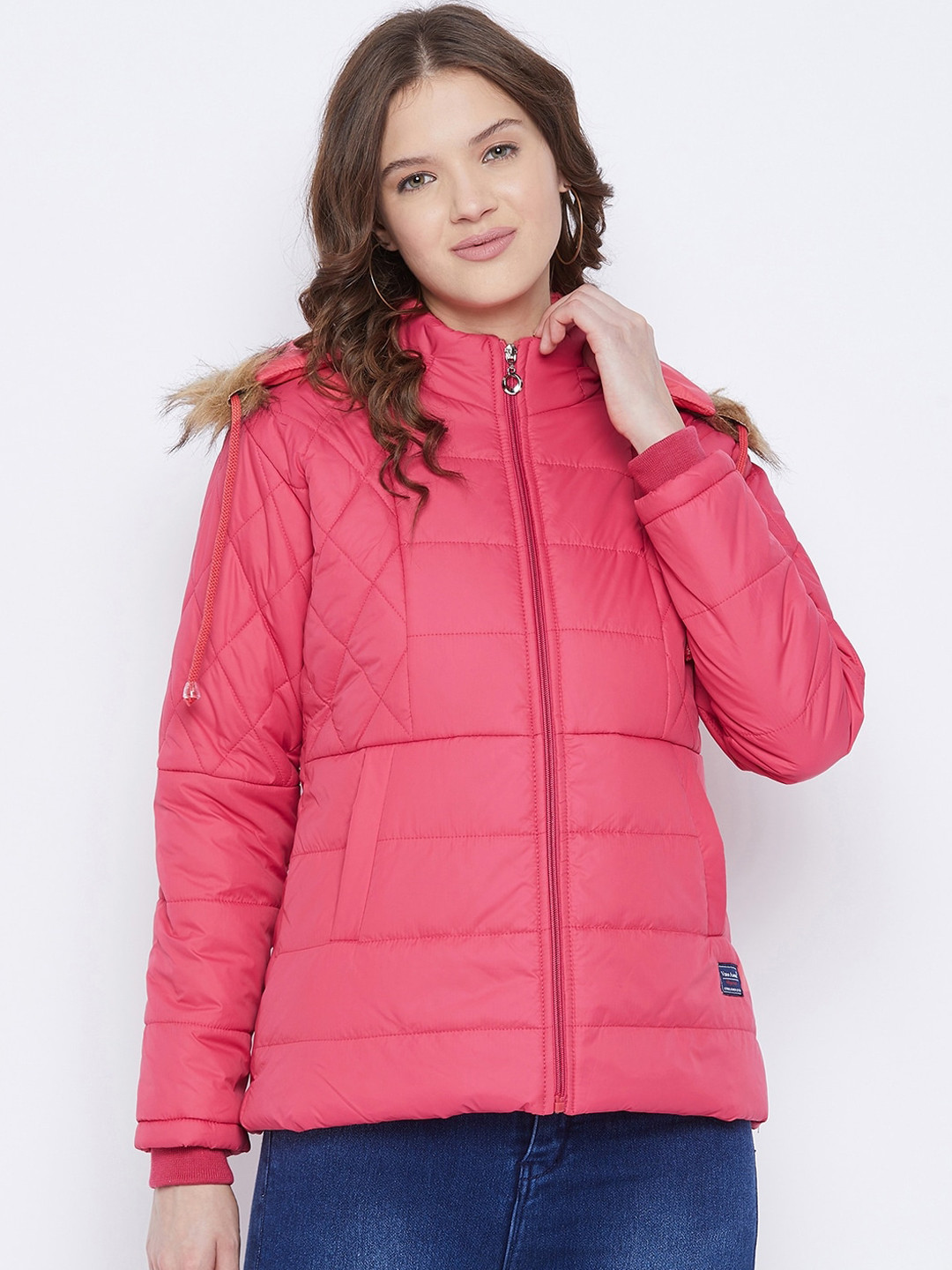 VERO AMORE Women Pink Insulator Parka Jacket
