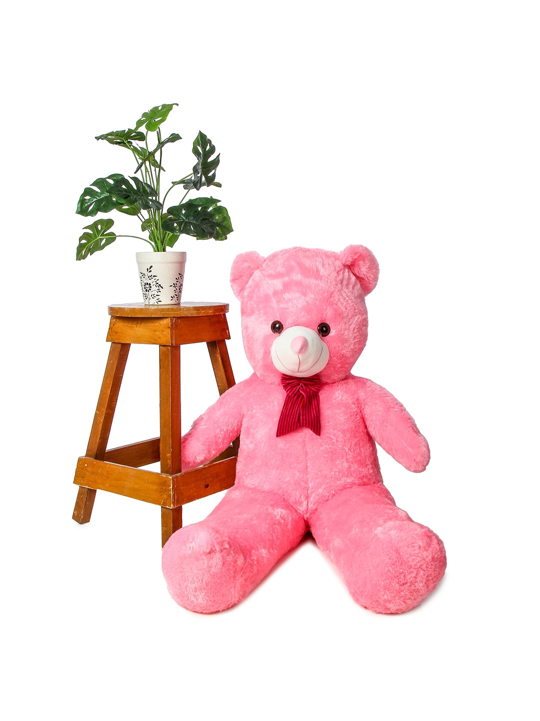 Ultra Kids Pink Stuffed Polyester Teddy Bear Soft Toy