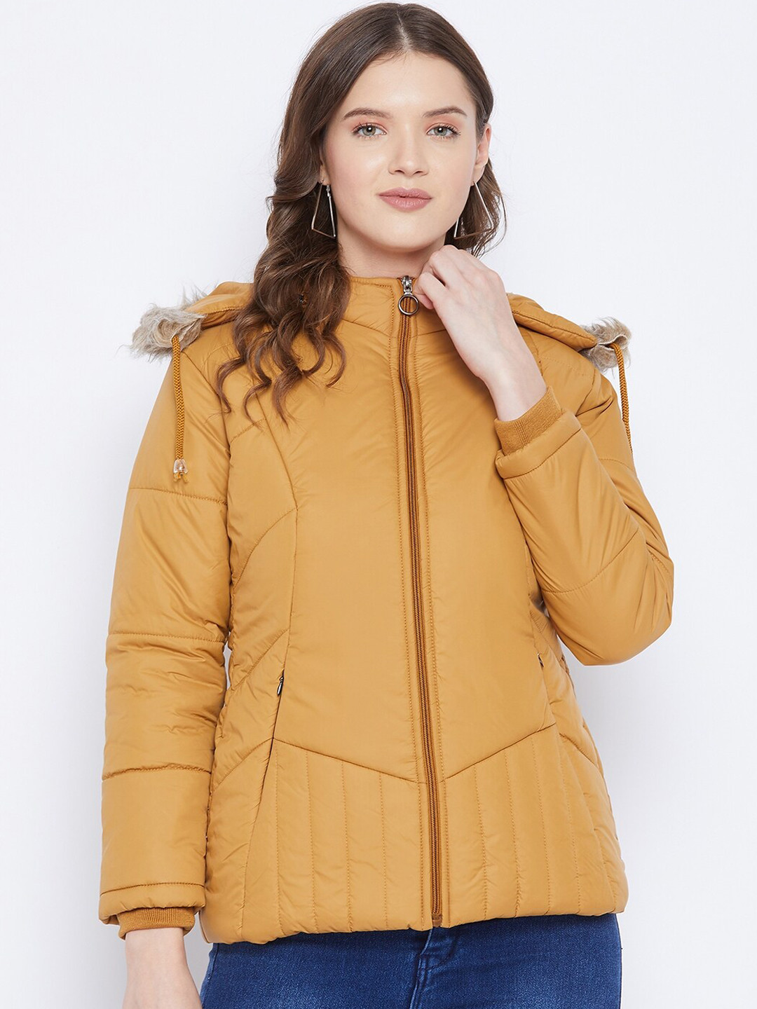 VERO AMORE Women Mustard Insulator Parka Jacket