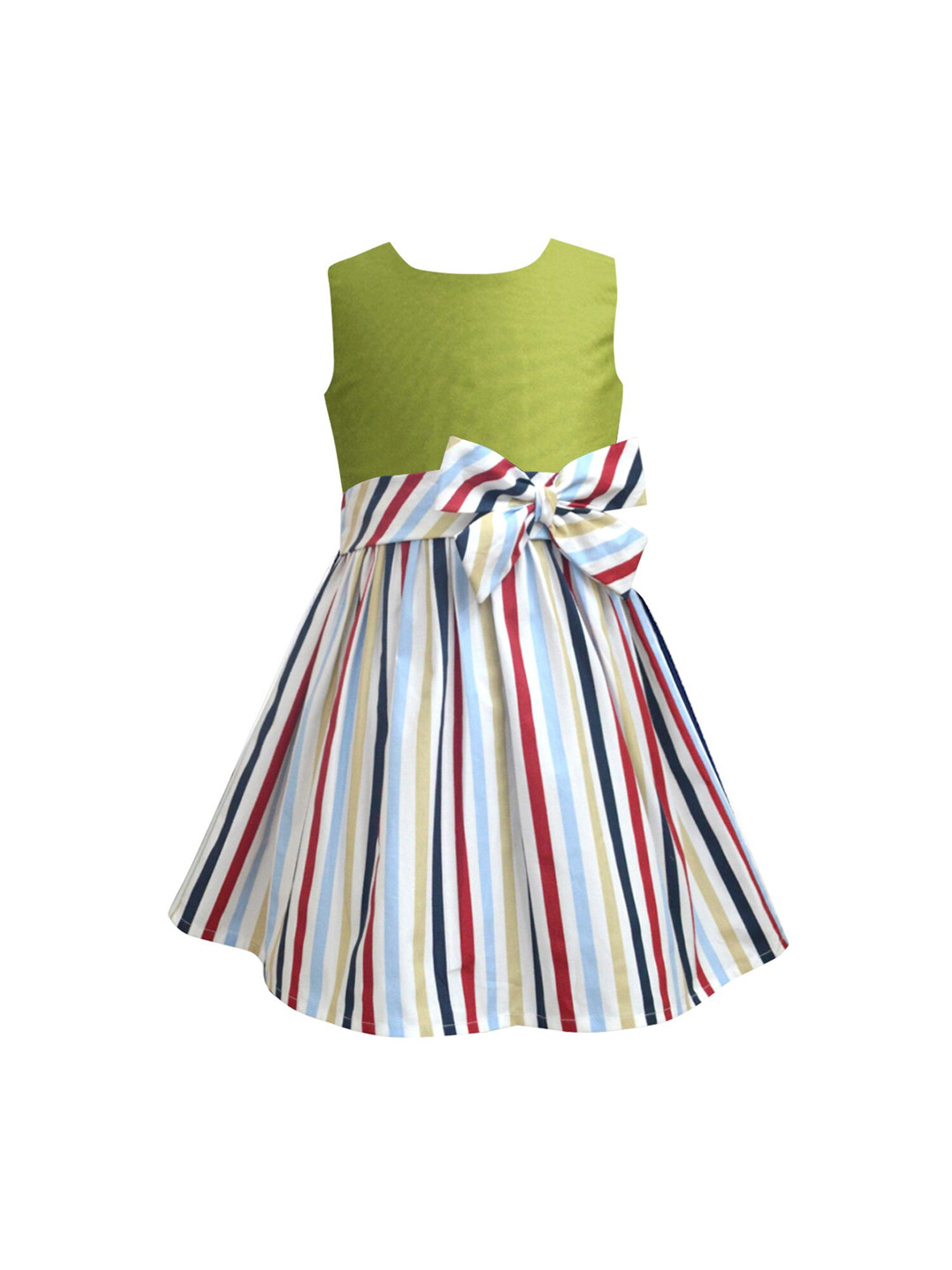 A T U N Multicoloured Striped Dress