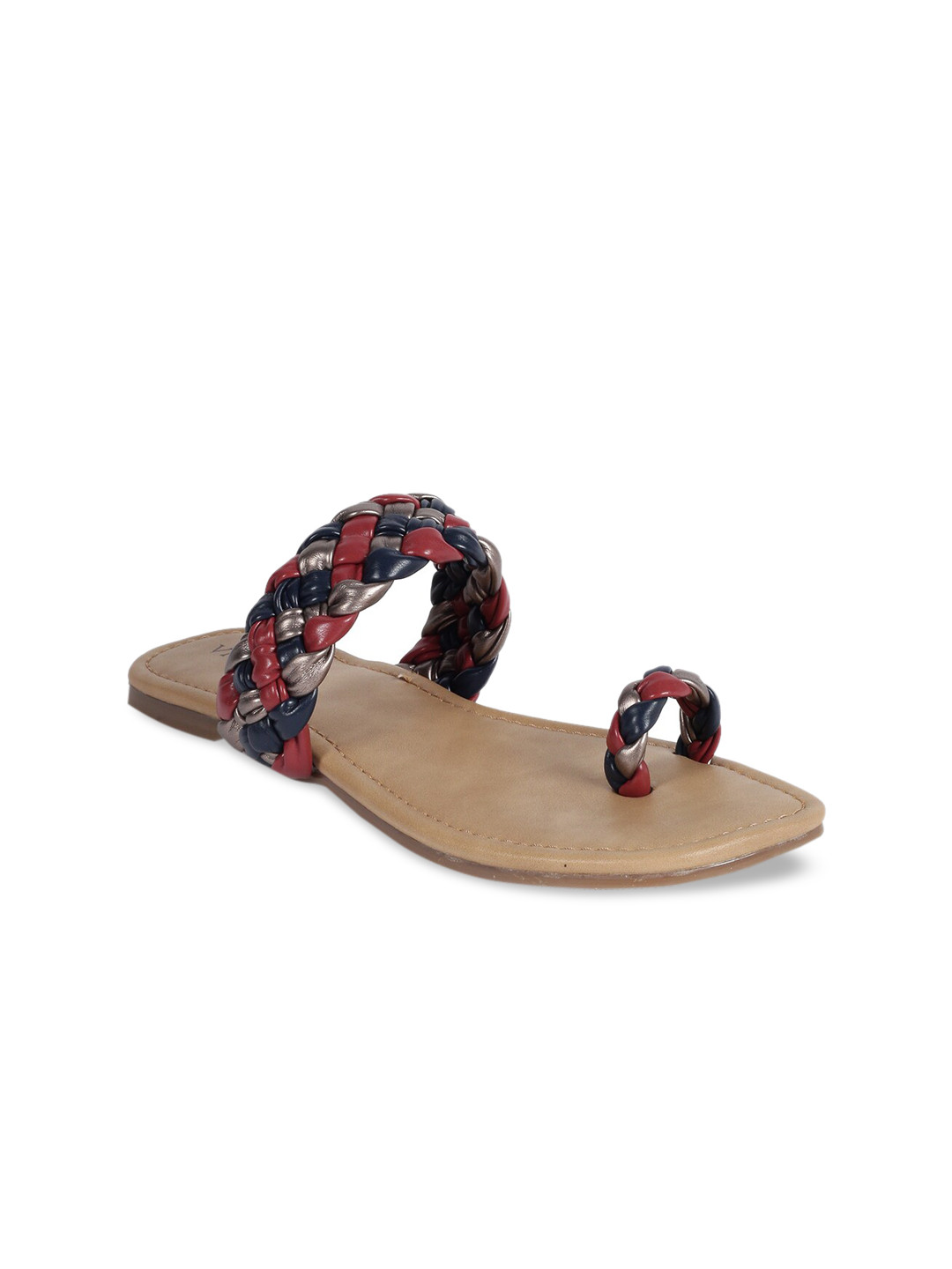 Vishudh Women Multicoloured Open Toe Flats