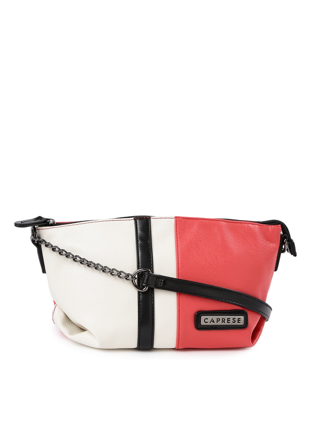Caprese white sling bag top