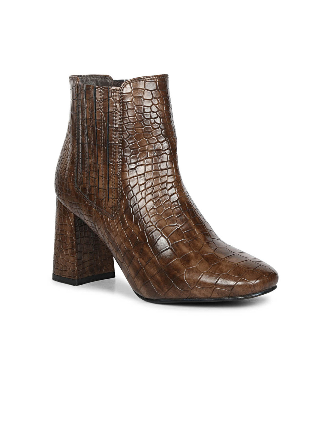 Saint G Womens Brown Leather Ankle Boots