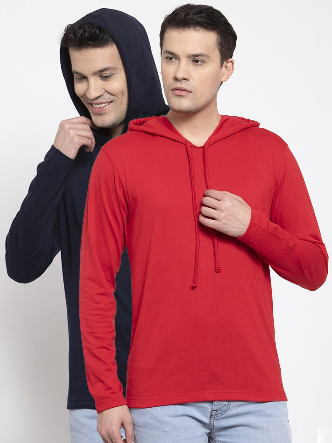 Friskers Men Red 2 Pockets T-shirt