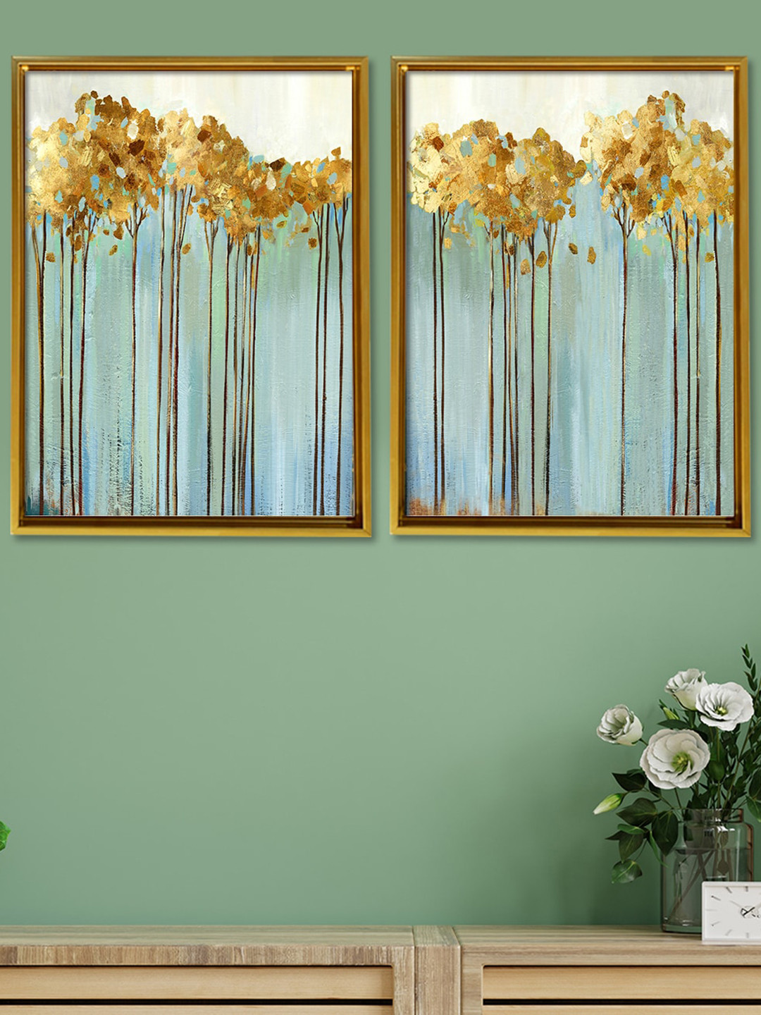 Art Street Set of 2 Nature Theme Canvas Art Frames