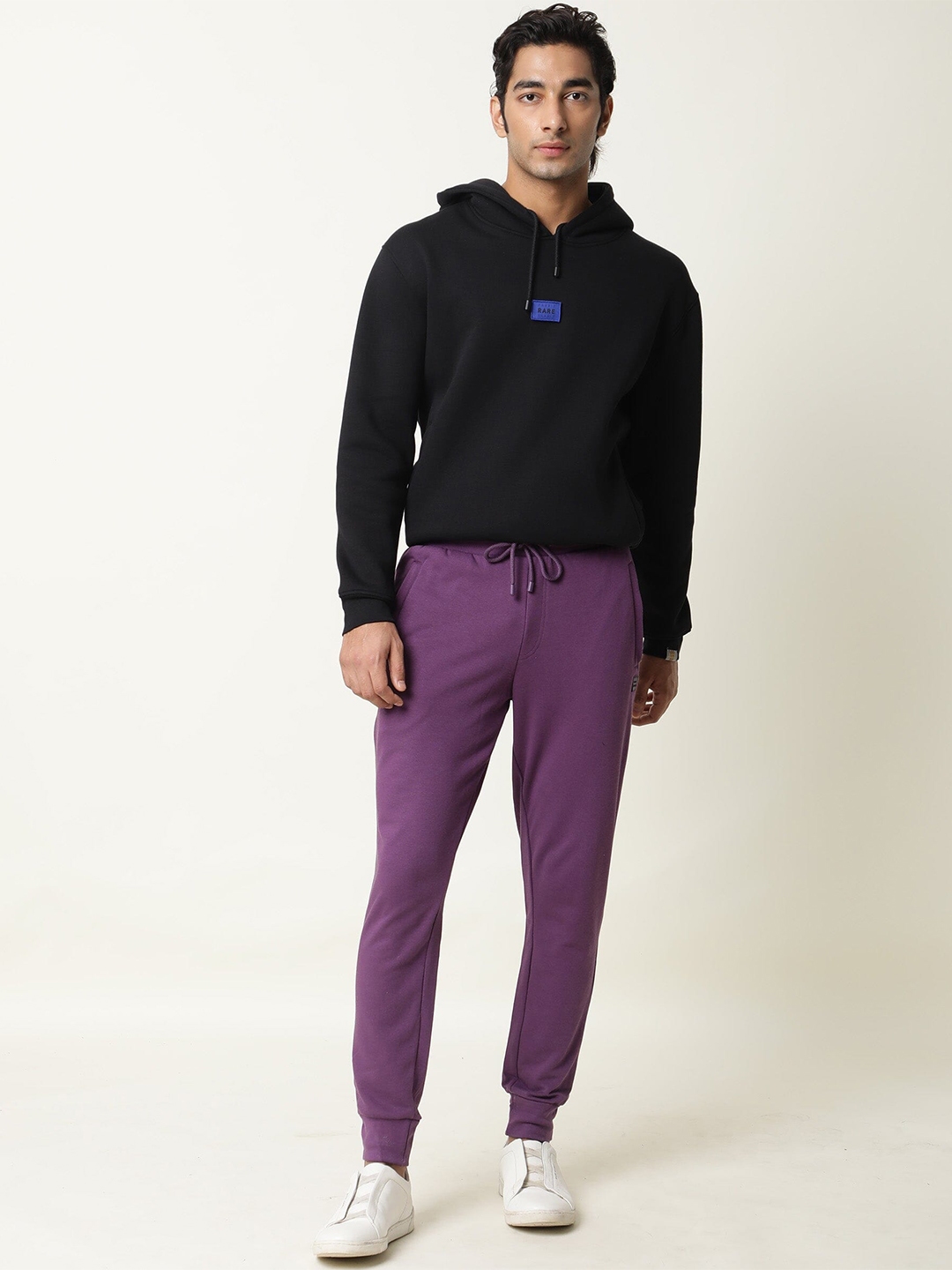 Purple deals joggers mens