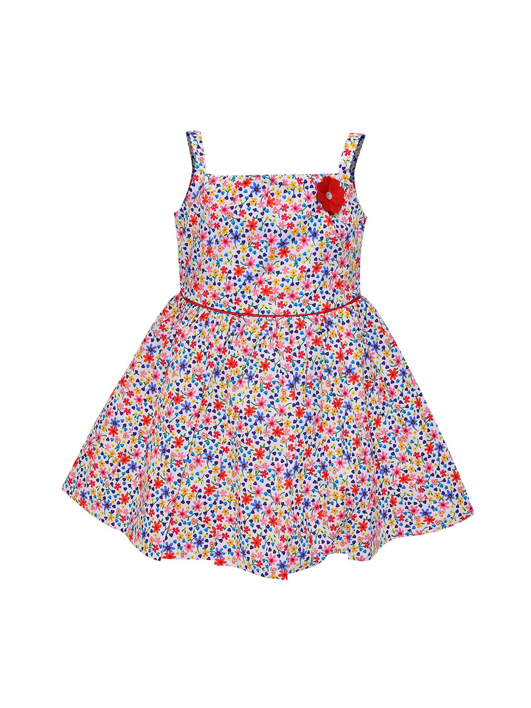 Wish Karo Red Floral Dress